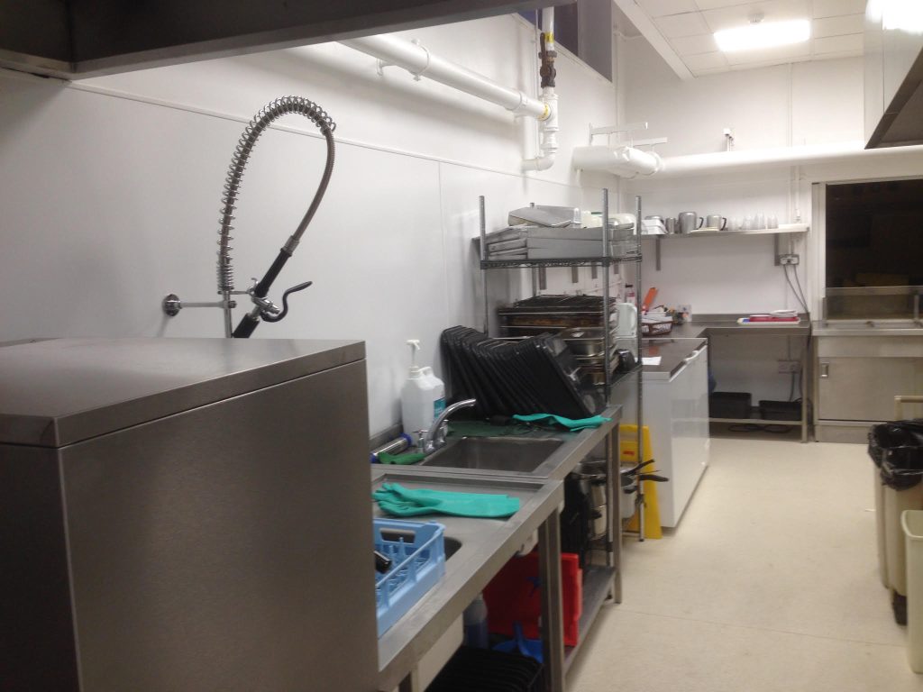 commercial kitchen PVC wall cladding